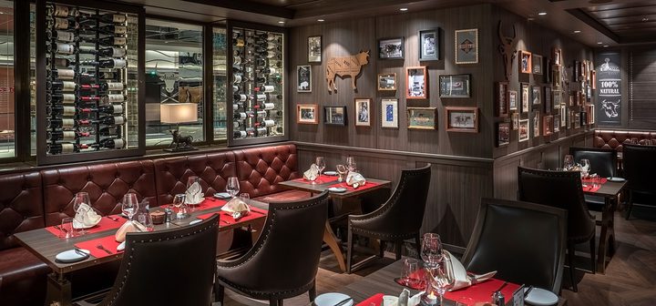 MSC World Europa 官方图：Butcher's Cut 牛排馆
