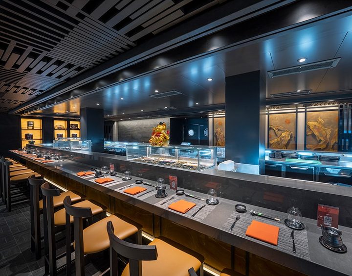 MSC World Europa 官方图：Kaito Sushi Bar 日料吧