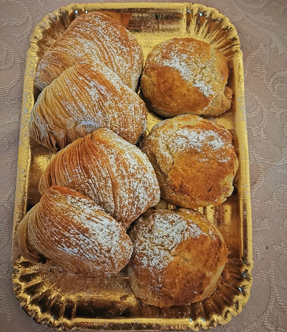 那不勒斯千层酥壳点心 Sfogliatella